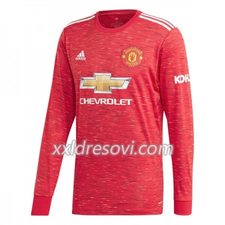 Manchester United Domaći Nogometni Dres 2020-2021 Dugim Rukavima